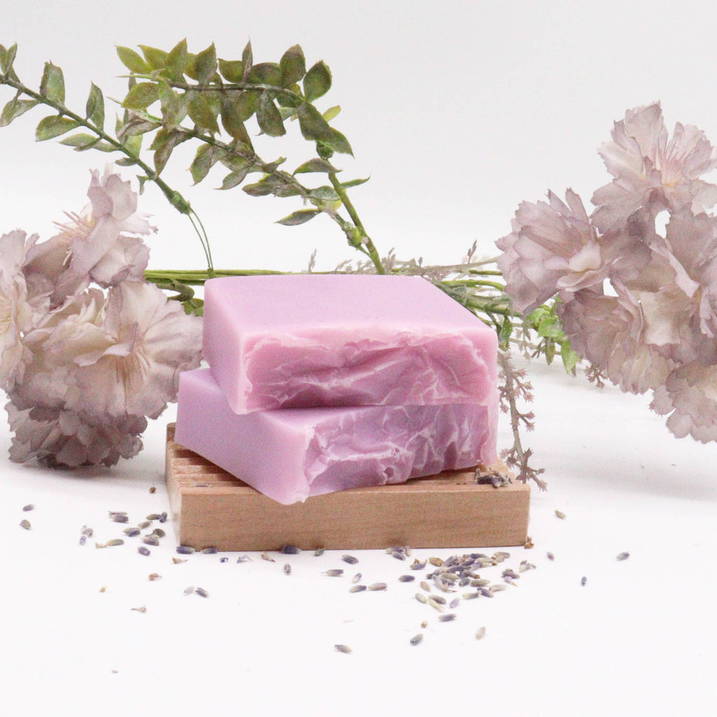 Håndlavet sæbe lavendel og kokos 100g
