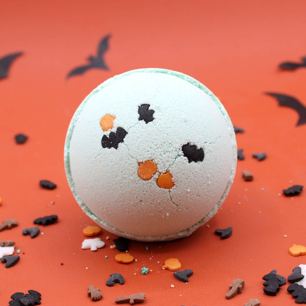 Kæmpe Halloween badebombe med kokos & lime 180g