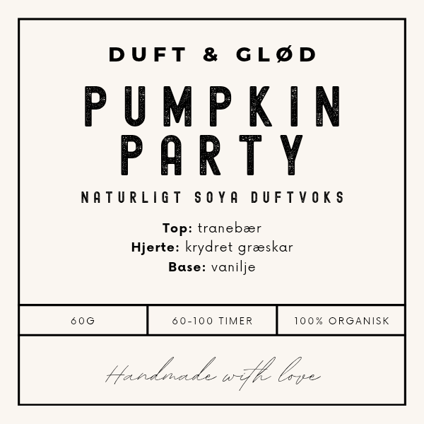 Pumpkin party duftvoks