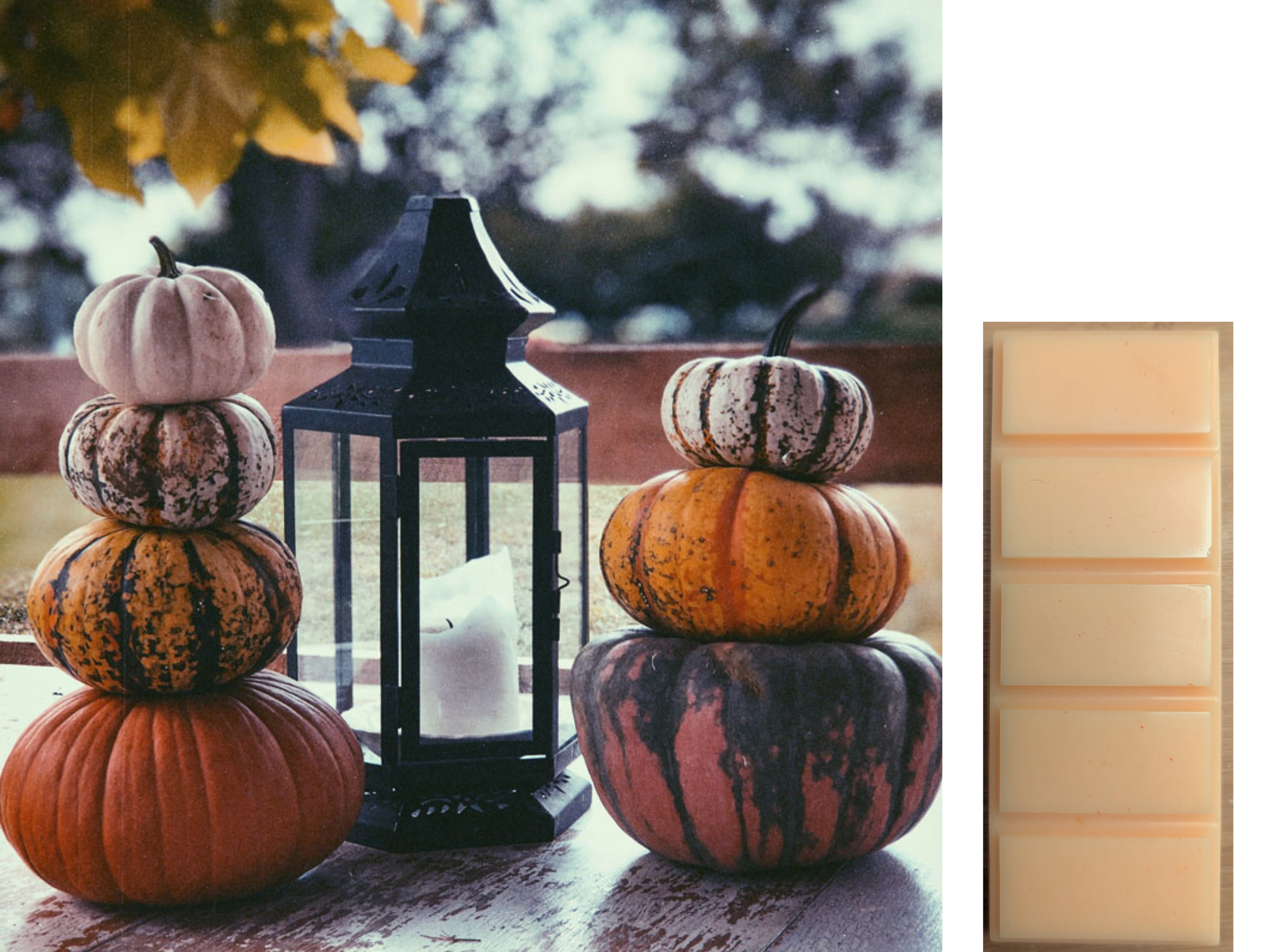 Pumpkin sandelwood duftvoks snapbar