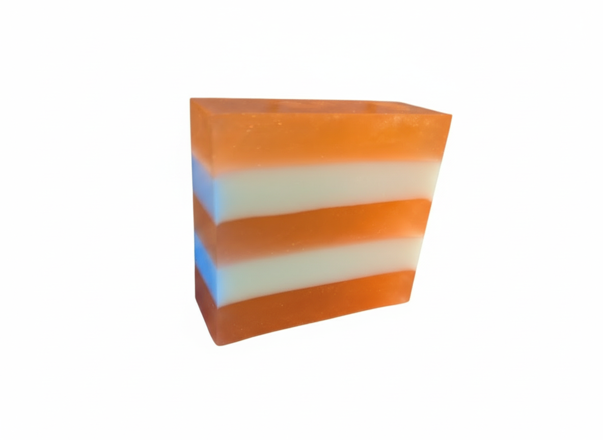 Håndlavet sæbebar med mandarin