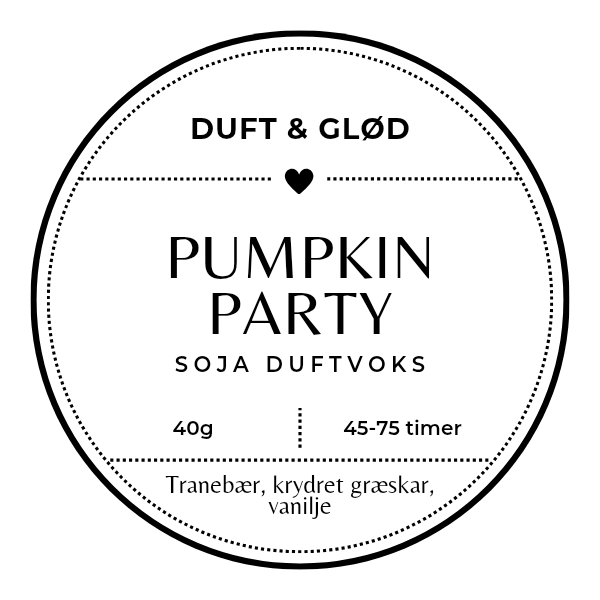 Pumpkin party duftvoks snapbar